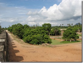 inside vattakottai fort