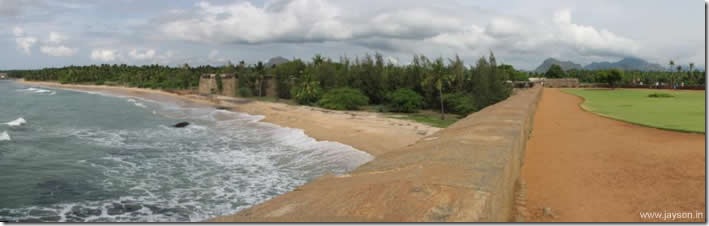 panorama view from vattakottai