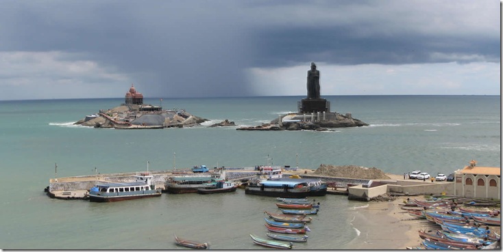 vivekananda rock memorial and thiruvalluvar statue