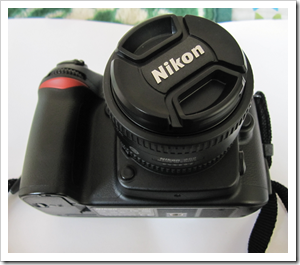 Nikon D80 - Preparing for image sensor dust removal