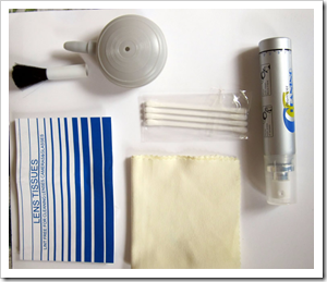 DSLR lens cleaning kit