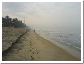 Calm cherai beach in the morning