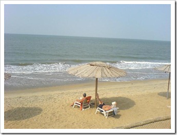 German tourists - cherai beach