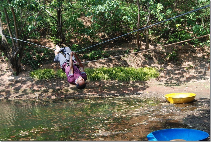 River crossing at thenmala