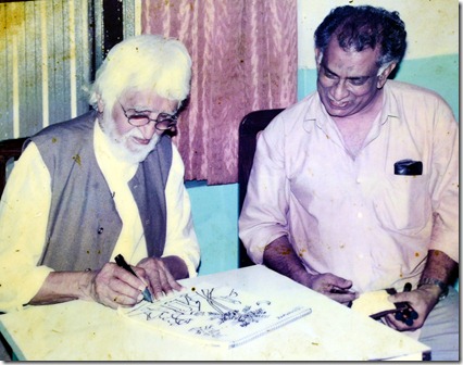 M.F. Hussain in Kayees
