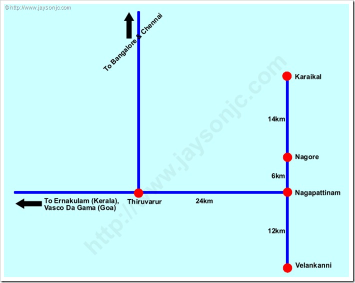 Velankanni Rail Routes