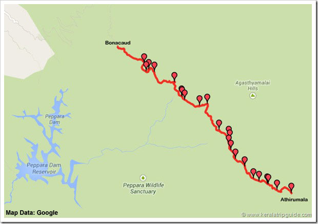 Bonacaud Athirumala Trek Trail