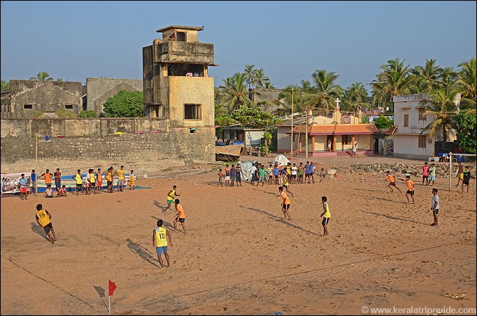 Valiathura beach football