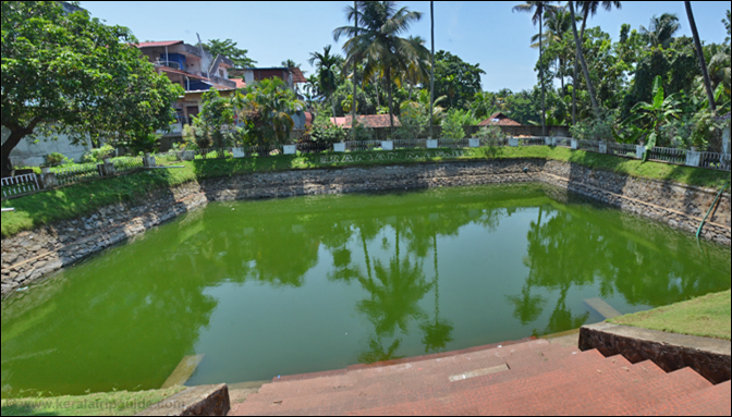 Pond behind Cheraman Mosque